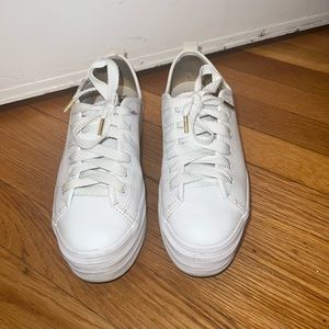 White platform keds sneakers